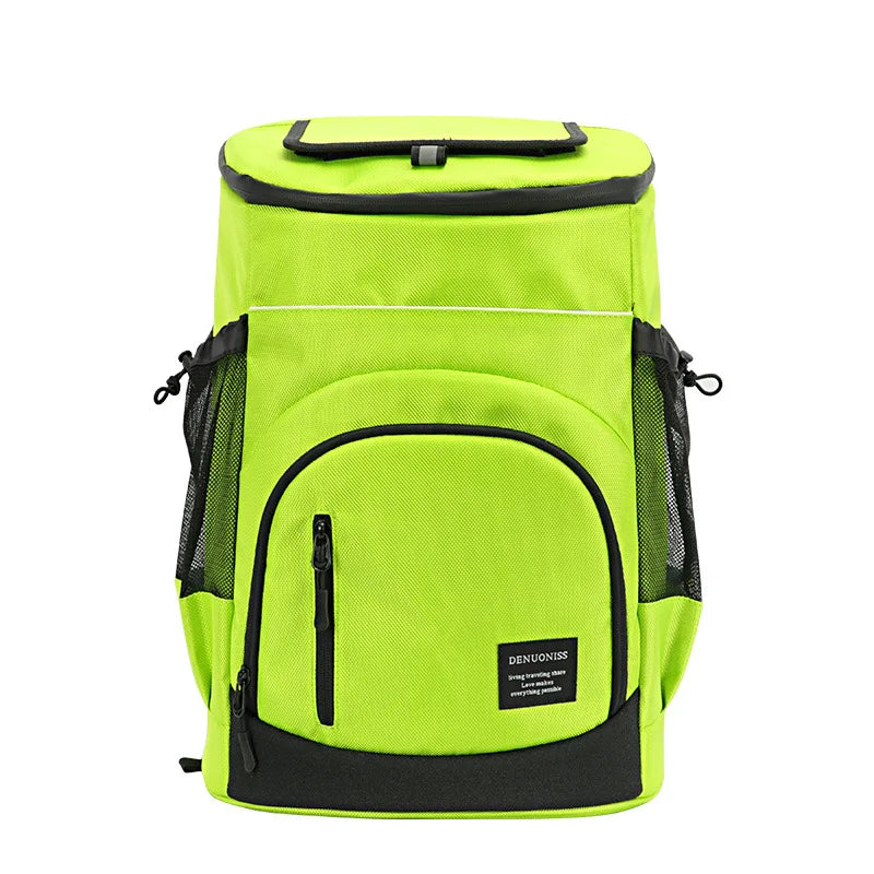 waterproof picnic cooler backpack green