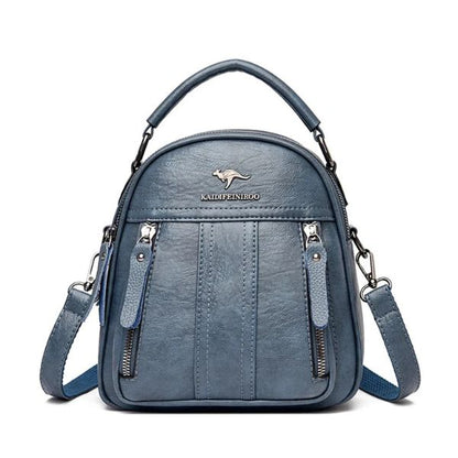 women with backpacks