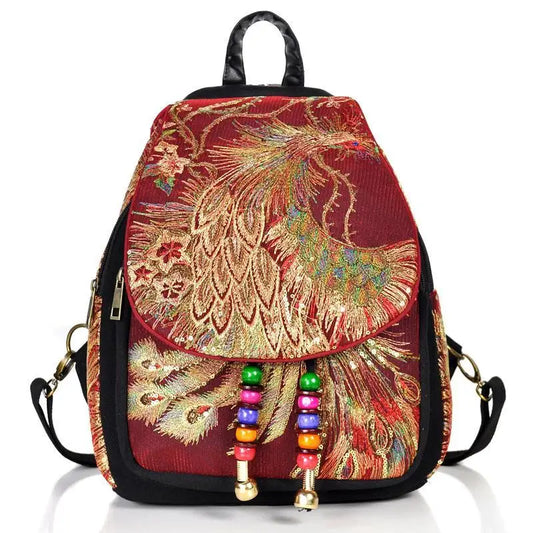 women with backpacks
