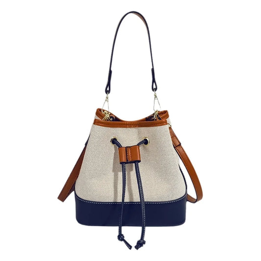 Korean style shoulder bag blue