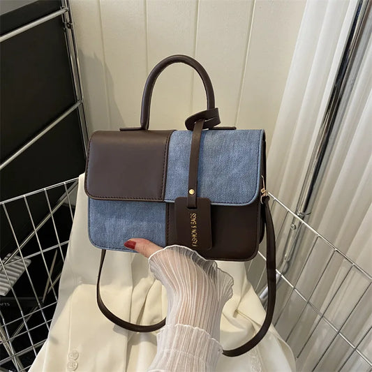 coffee leather handbag women