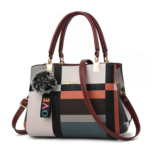 plaid crossbody purse
