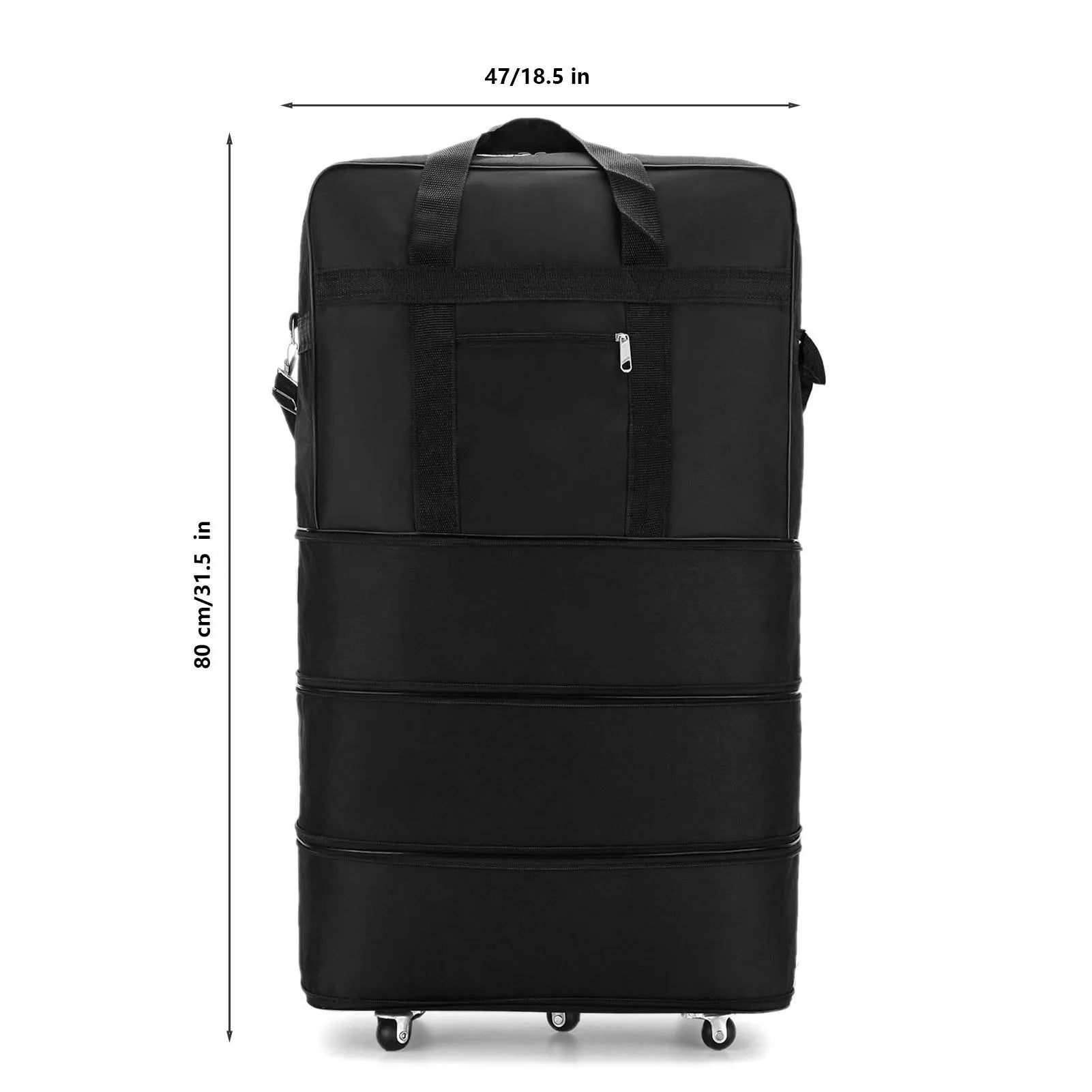 Expandable Foldable Travel Bag with Wheels