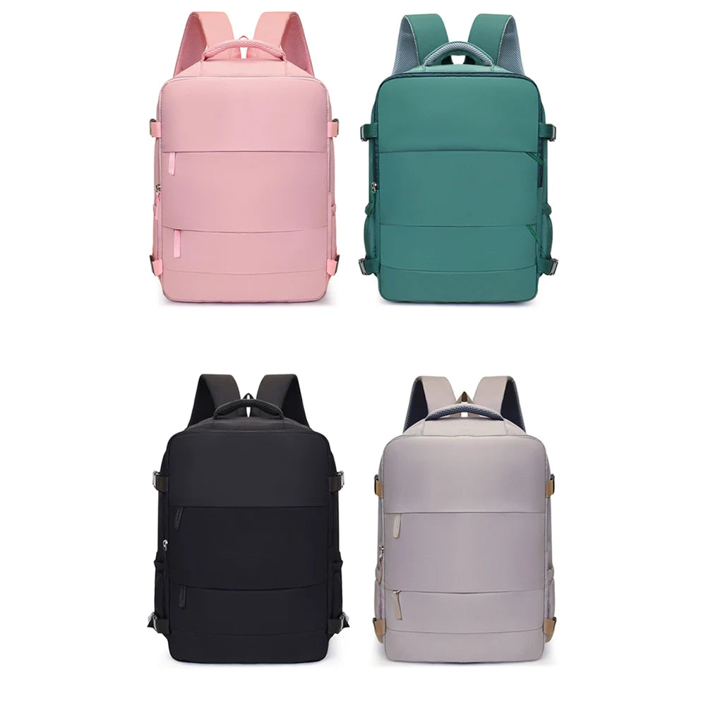 large capacity pink cabin backpack compatible with Ry