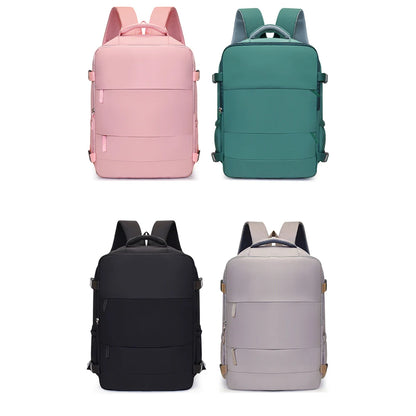 large capacity pink cabin backpack compatible with Ry
