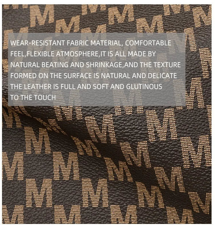 Fashion Letter Pattern Tote Bag with Charm, 2026 New Style Casual Large Capacity Shoulder Bag for Women Simple All-match Handbag