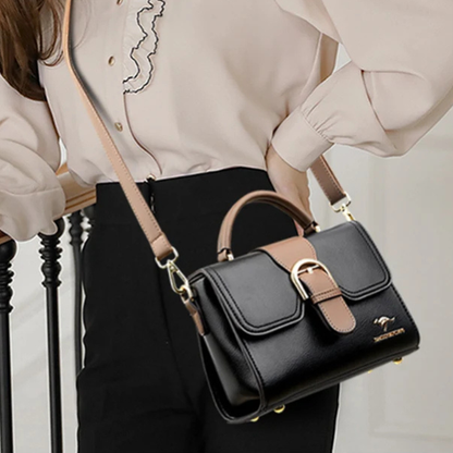 black shoulder bag